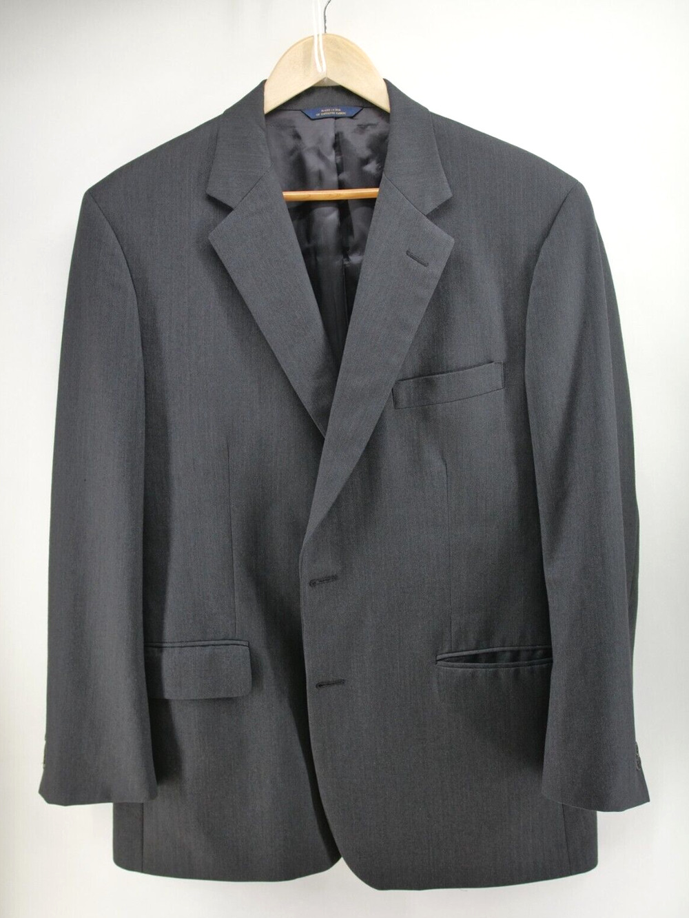 Brooks Brothers 1818 madison saxxon size 43R 38W Dark Gray wool blazer